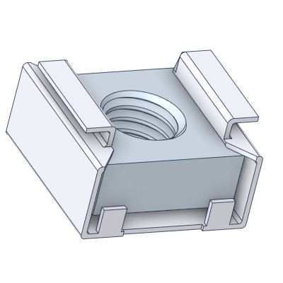 Matice v kleci M-A ocel/ocel pro díru 8,3×8,3